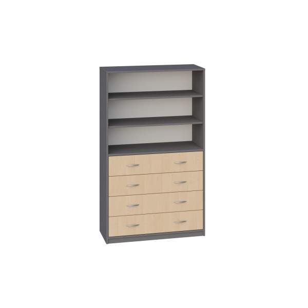 Regał szkolno-przedszkolny z szufladami ULTRA 326 Regał szkolno-przedszkolny z szufladami ULTRA 326