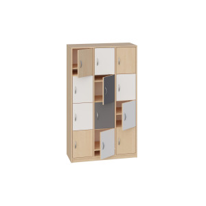 Szafa szkolno-przedszkolna ze schowkami z półką ULTRA 338 Szafa szkolno-przedszkolna ze schowkami z półką ULTRA 338
