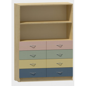 Regał KASIA 5p/1 pastele