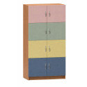 Regał KASIA 6p/1 pastele 12 skrytek