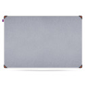 Tablica moderacyjna MEMOBE dwustronnie filcowa, rama aluminiowa Prestige, 120x150 cm