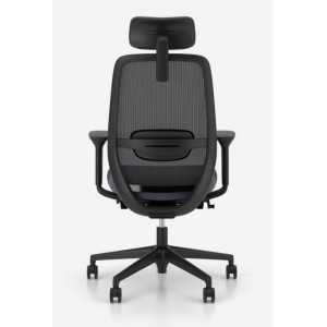 Krzesło obrotowe Elovie Mesh z regulowanym zagłówkiem