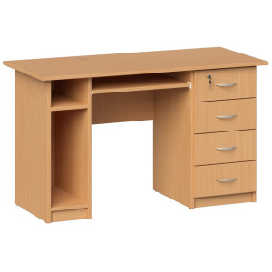 Biurko szkolne Justyna cztery szuflady