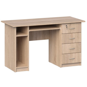 Biurko szkolne Justyna cztery szuflady