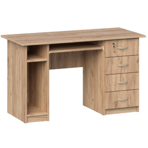 Biurko szkolne Justyna cztery szuflady