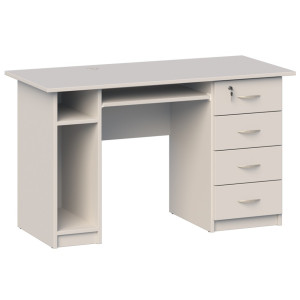 Biurko szkolne Justyna cztery szuflady