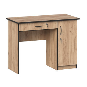 Biurko dla nauczyciela KUJAWIAK 1-szafkowe dł. 1000 mm