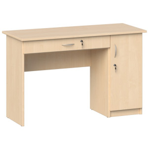 Biurko dla nauczyciela KUJAWIAK 1-szafkowe dł. 1200 mm