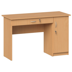 Biurko dla nauczyciela KUJAWIAK 1-szafkowe dł. 1200 mm