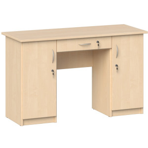 Biurko dla nauczyciela KUJAWIAK dwuszafkowe