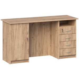 Biurko szkolne Marek z szafką i szufladami