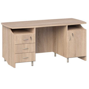 Biurko szkolne-gabinetowe Zbyszek A z szufladami