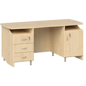 Biurko szkolne-gabinetowe Zbyszek A z szufladami
