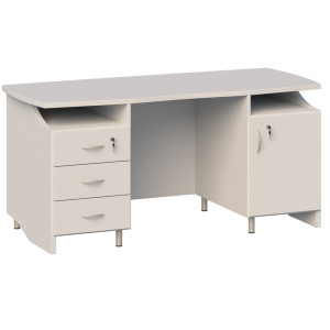 Biurko szkolne-gabinetowe Zbyszek A z szufladami