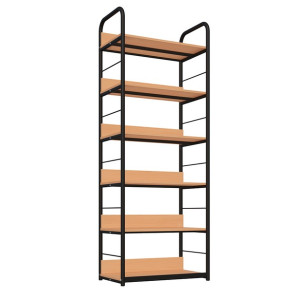 Regał biblioteczny C rama metalowa jednostronny z zabezpieczeniem