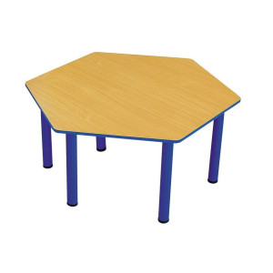 Stół przedszkolny PUCHATEK blat sześciokątny nr 0-4