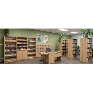 Regał biblioteczny KASIA 17