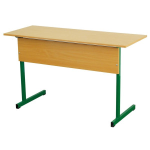 Stół szkolny L z maskownicą 2-osobowy