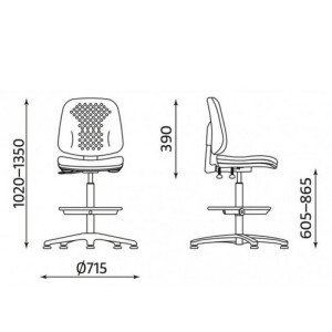 Krzesło LABO RTS TS02 Ring Base