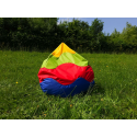 Pufa sako - kolorowa - duża