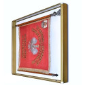 Gablota na sztandar GSZ 100x100x10 cm