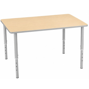 Stół PUCHATEK II blat prostokątny 1300x650 regulowany nr 1-4