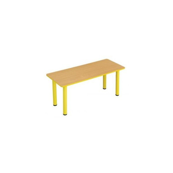 Stół przedszkolny "Puchatek" z bl. prostokątnym 130x80cm
