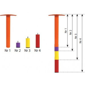 Stół "Puchatek" z bl. kwadrat Nr 1-4