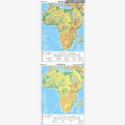 Afryka-mapa ogólnogeograficzna/mapa do ćwiczeń 