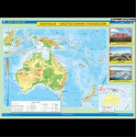 Mapa Australia. Ukształtowanie powierzchni/Krajobrazy 