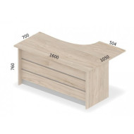 Lada recepcyjna narożna